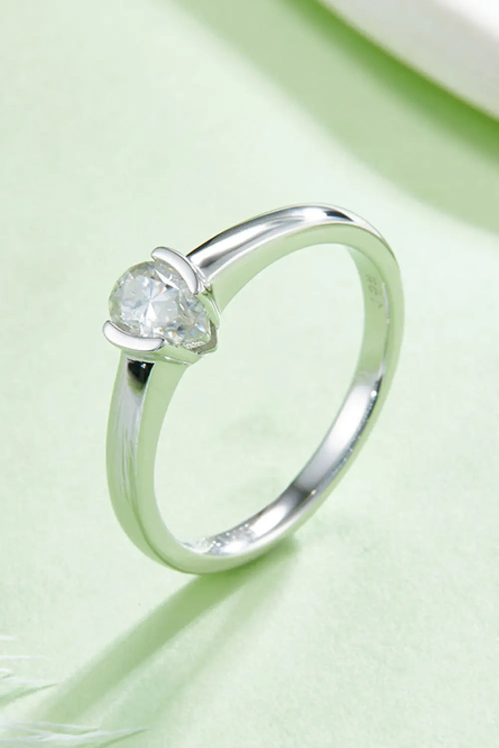 Lovcia Moissanite 925 Sterling Silver Solitaire Ring-Rings-Round-4.5-Round