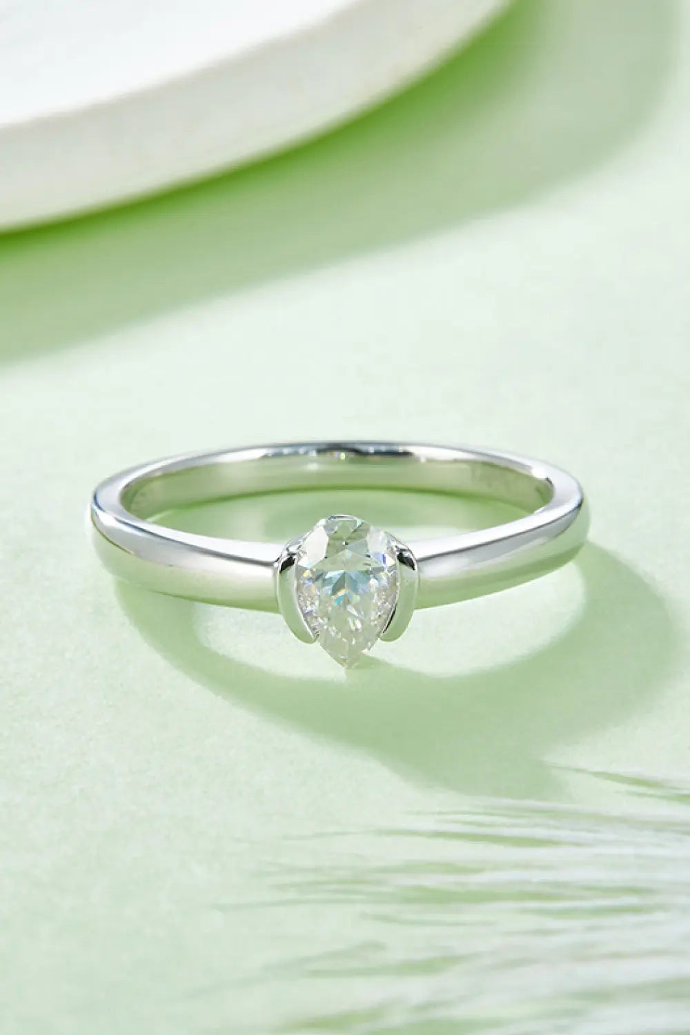 Lovcia Moissanite 925 Sterling Silver Solitaire Ring-Rings-Round-4.5-Round