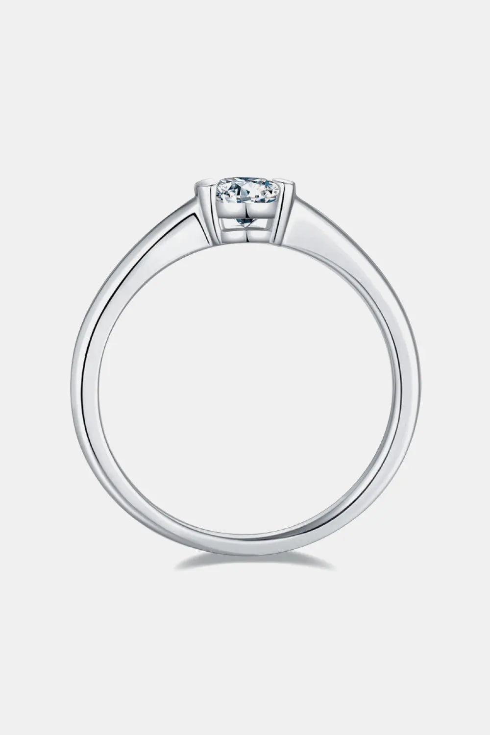 Lovcia Moissanite 925 Sterling Silver Solitaire Ring-Rings-Round-4.5-Round