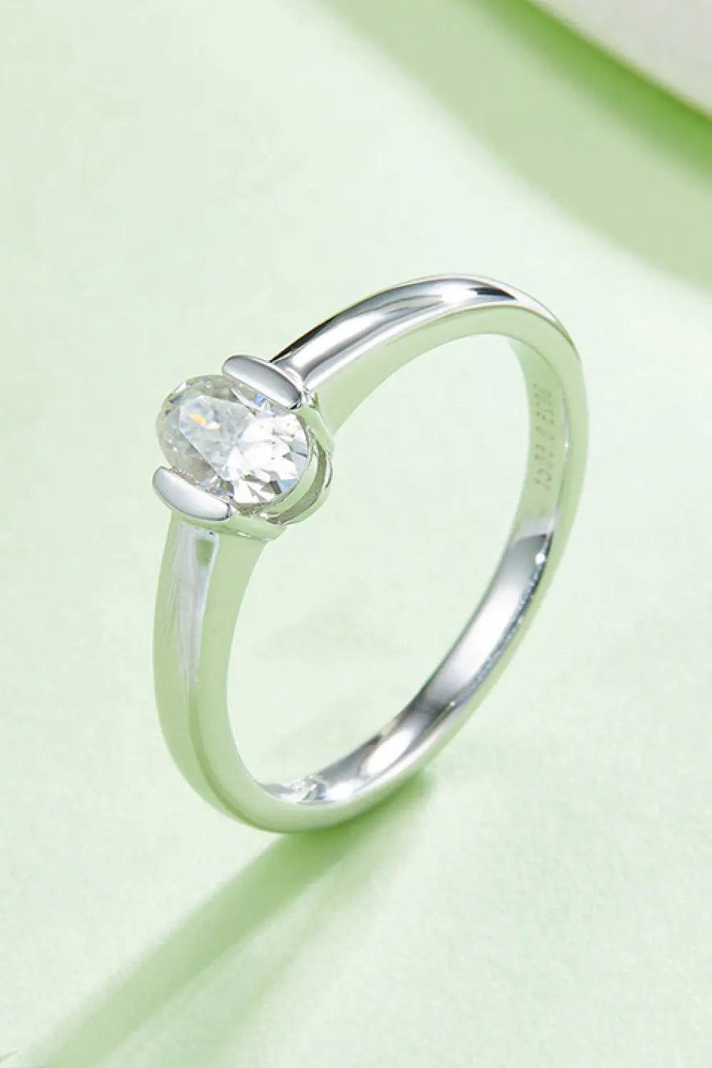 Lovcia Moissanite 925 Sterling Silver Solitaire Ring-Rings-Round-4.5-Round