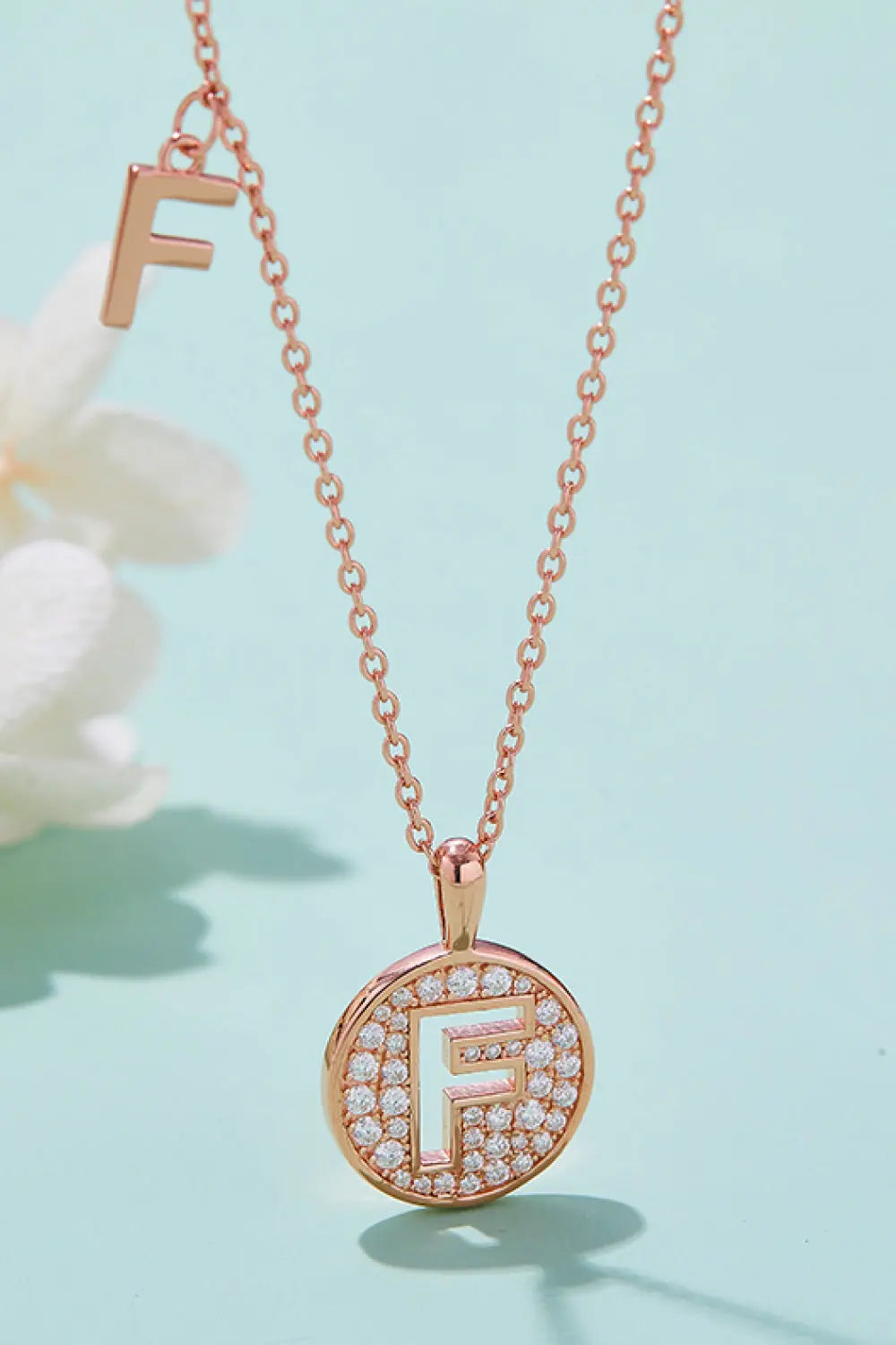 Lovcia Moissanite A to J Pendant Necklace-Necklaces-A-One Size-A