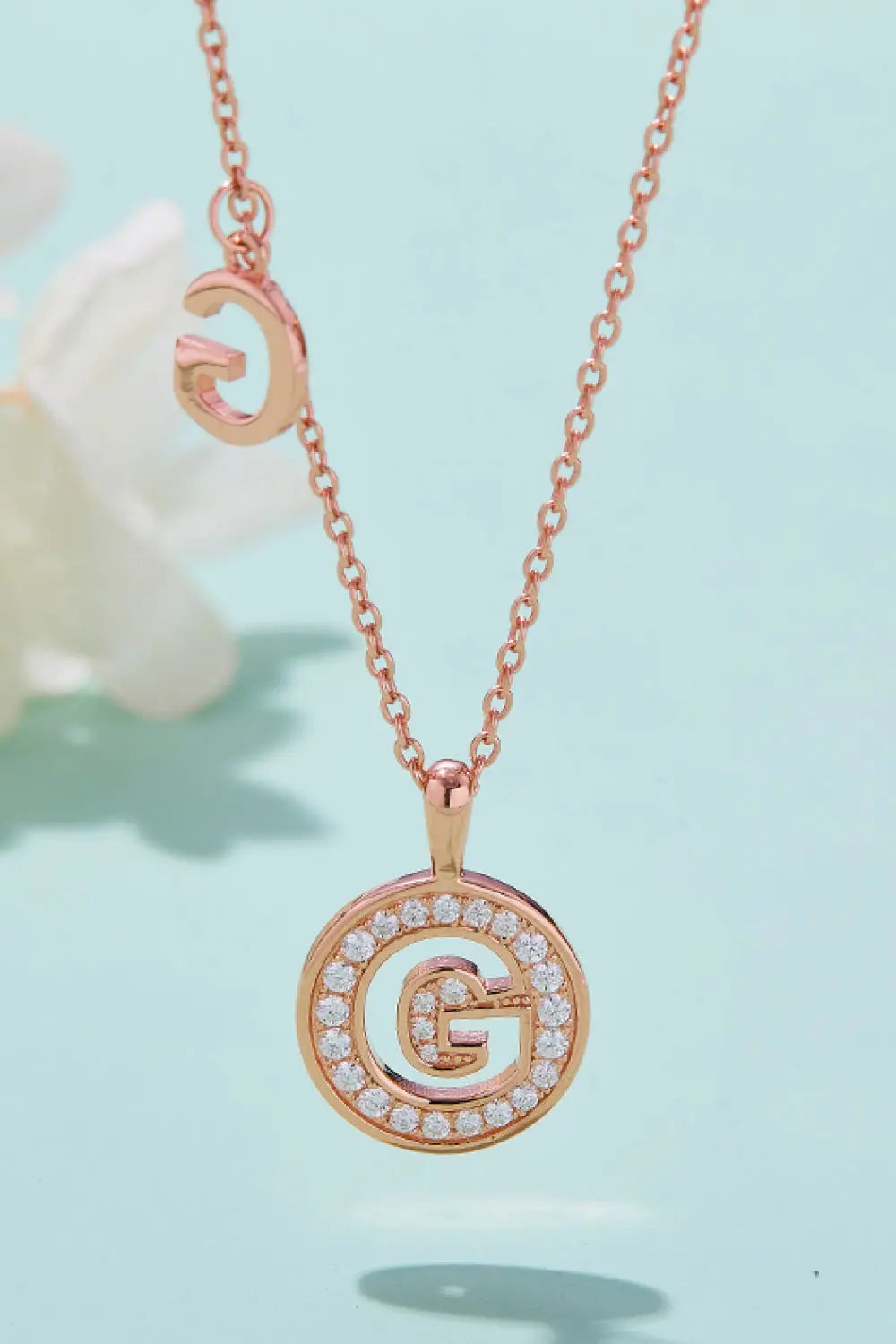 Lovcia Moissanite A to J Pendant Necklace-Necklaces-A-One Size-A