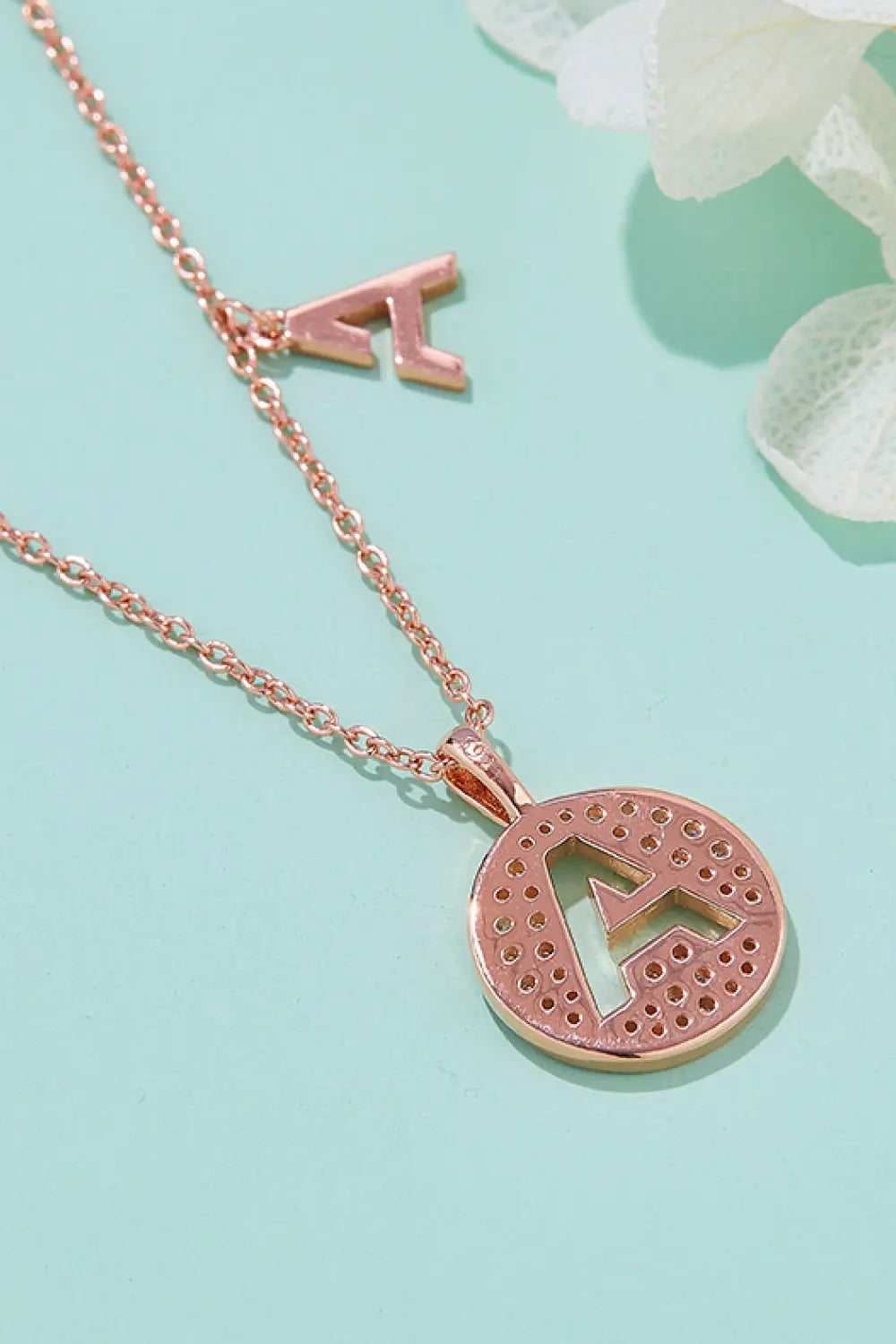 Lovcia Moissanite A to J Pendant Necklace-Necklaces-A-One Size-A