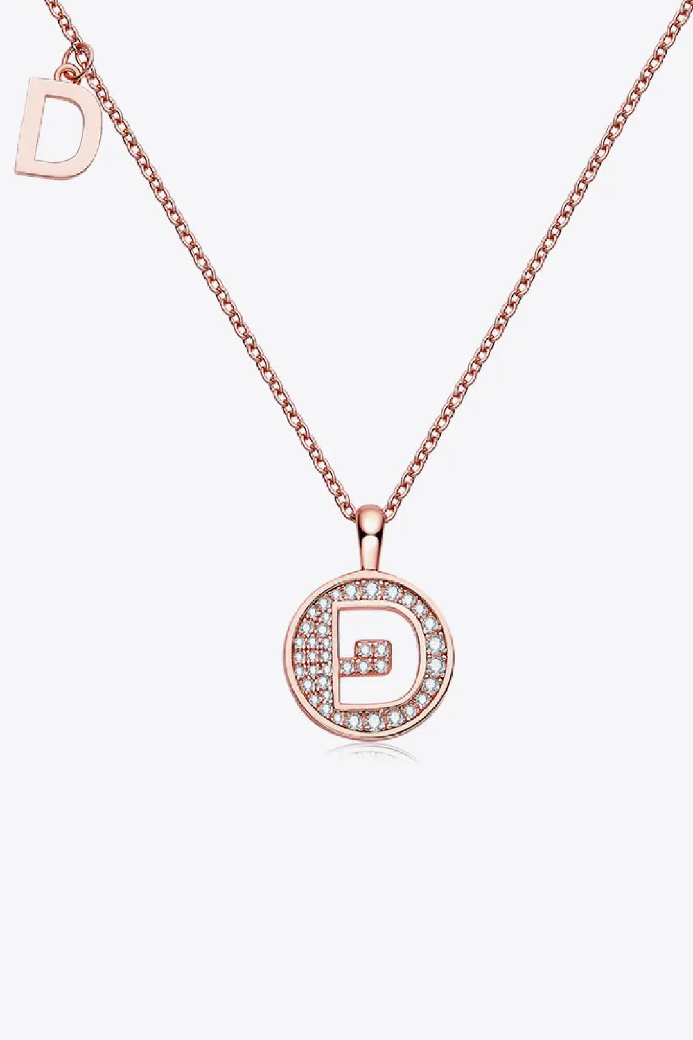 Lovcia Moissanite A to J Pendant Necklace-Necklaces-D-One Size-D