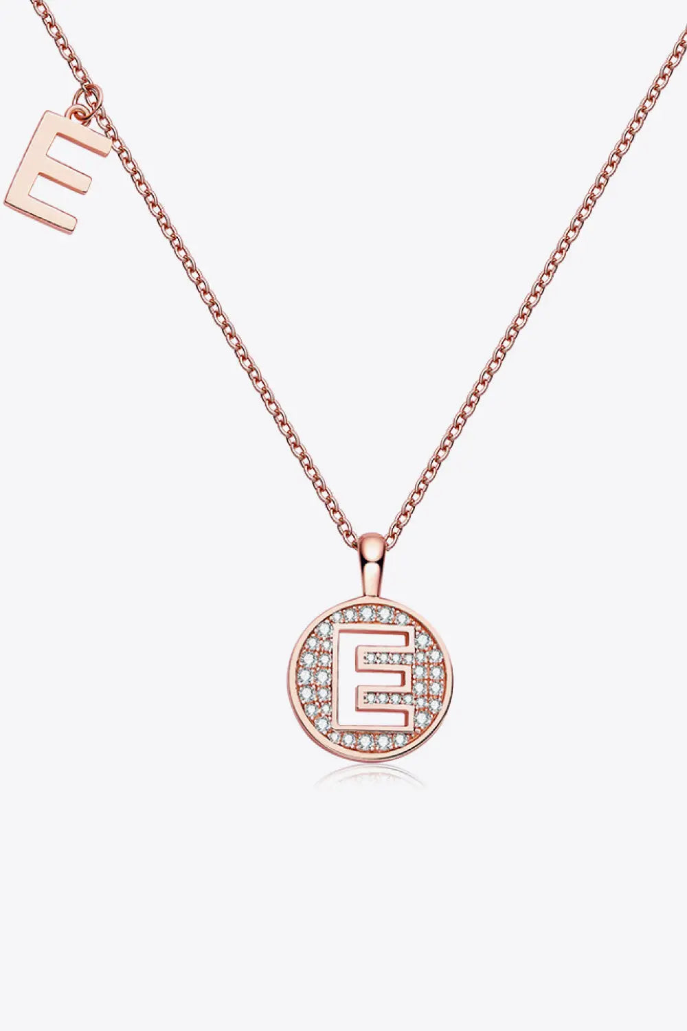 Lovcia Moissanite A to J Pendant Necklace-Necklaces-E-One Size-E