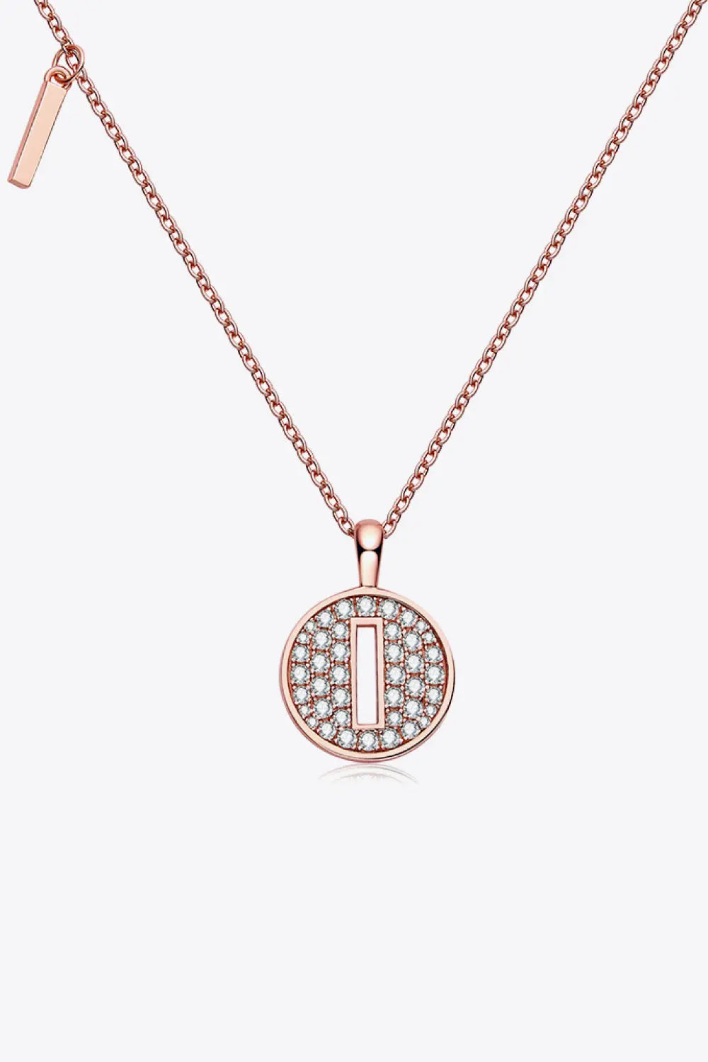 Lovcia Moissanite A to J Pendant Necklace-Necklaces-I-One Size-I