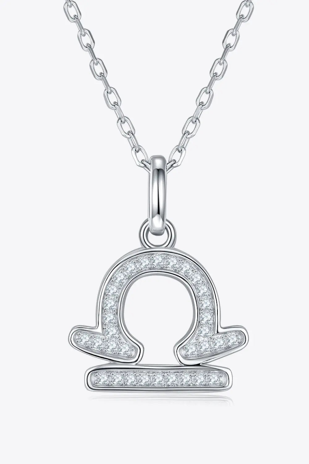 Lovcia Moissanite Constellation Pendant Necklace-Necklaces-Libra-One Size-Libra