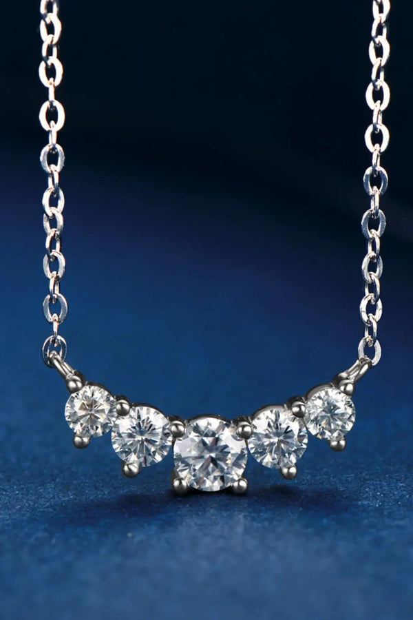 Lovcia Moissanite Pendant Necklace-Necklaces-Silver-One Size-Silver