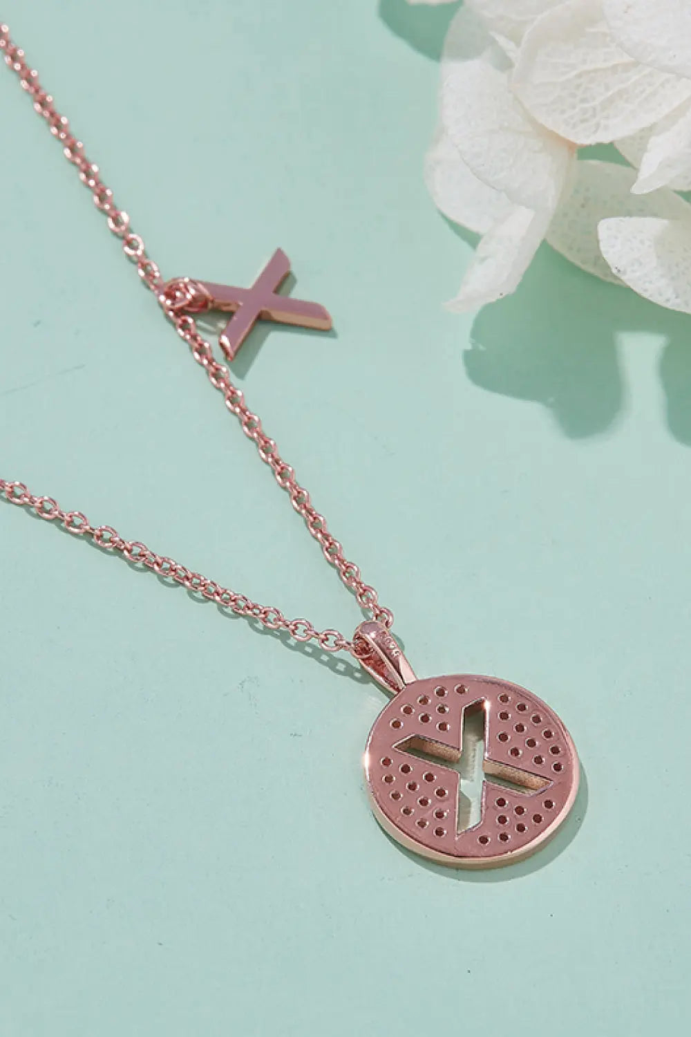 Lovcia Moissanite U to Z Pendant Necklace-Necklaces-U-One Size-U