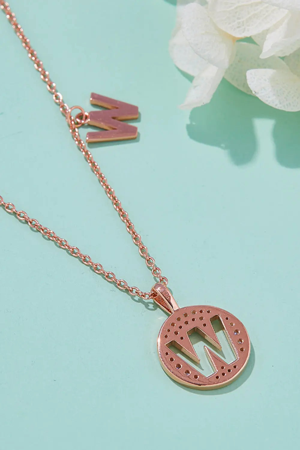 Lovcia Moissanite U to Z Pendant Necklace-Necklaces-U-One Size-U