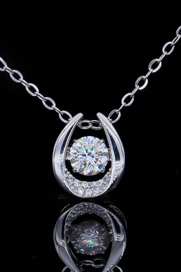 Lovcia Moissanite Zircon Pendant Necklace-Necklaces-Silver-One Size-Silver
