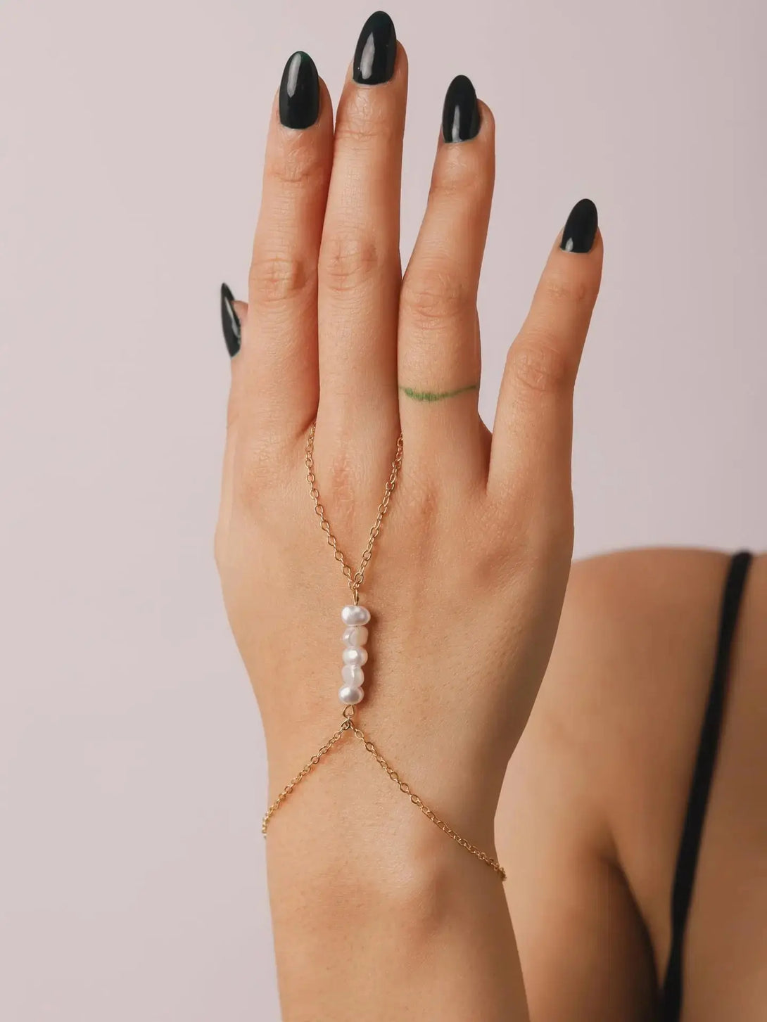 Lovcia Multi-style Elegant Gold Plated Stainless Steel Hand Chain Bracelet for Women-Bracelets-Five Pointed Stars Hand Chain-Five Pointed Stars Hand Chain