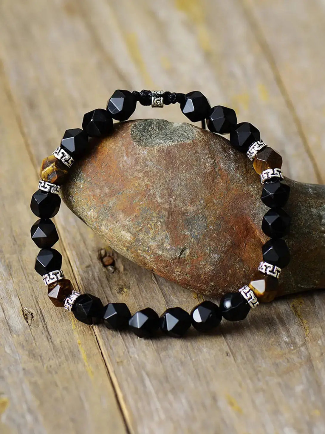 Lovcia Natural Stone Bracelet-Bracelets-Caramel-One Size-Caramel