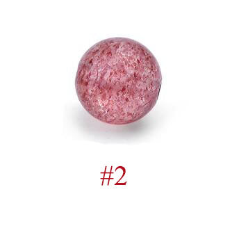 Lovcia Natural Strawberry Quartz Beads 6mm 10mm DIY-Jewelry Making Kits-4#-10mm-4#