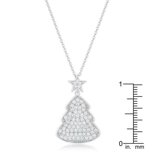 Buy LOVCIA Holiday Sparkle Christmas Tree Pendant Necklace - Latest Stylish Pendants for Women