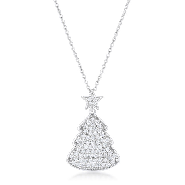 Buy LOVCIA Holiday Sparkle Christmas Tree Pendant Necklace - Latest Stylish Pendants for Women