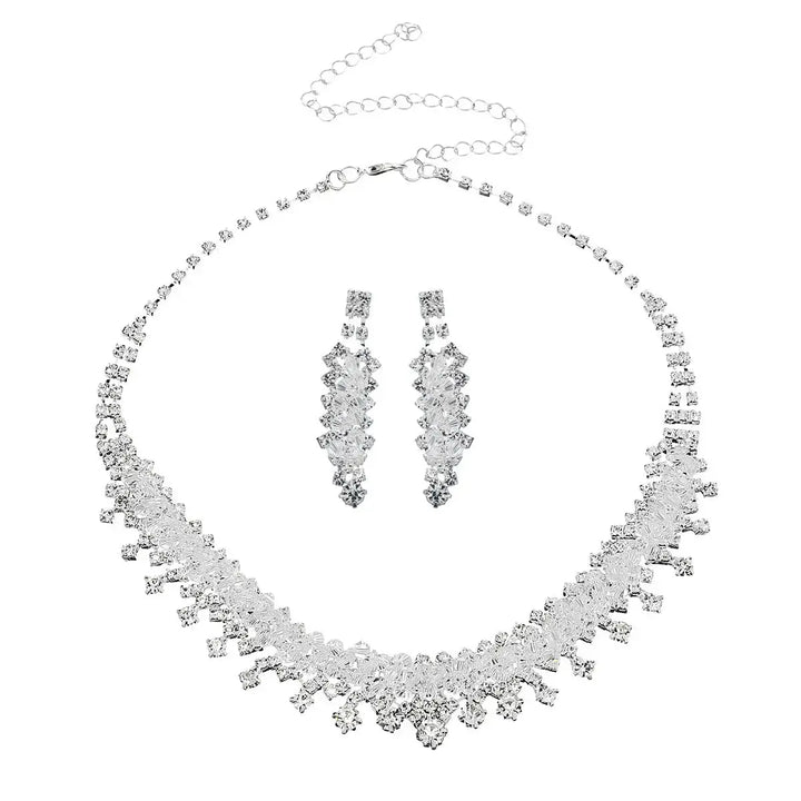 Enchanting Silver Majesty Jewelry Set for Women LOVCIA