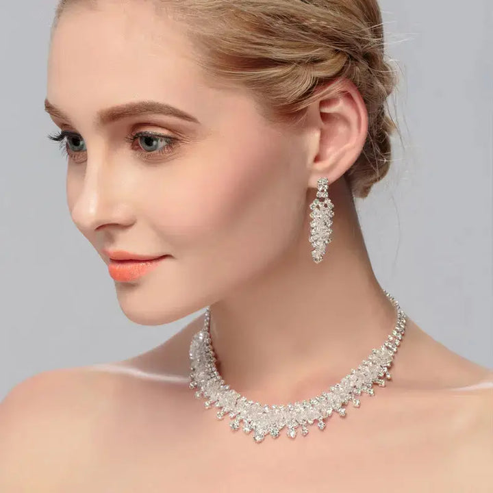 Enchanting Silver Majesty Jewelry Set for Women LOVCIA