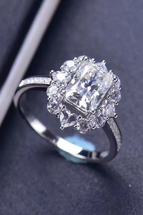 Lovcia Need You Now 2 Carat Moissanite Ring-Rings-Silver-5-Silver