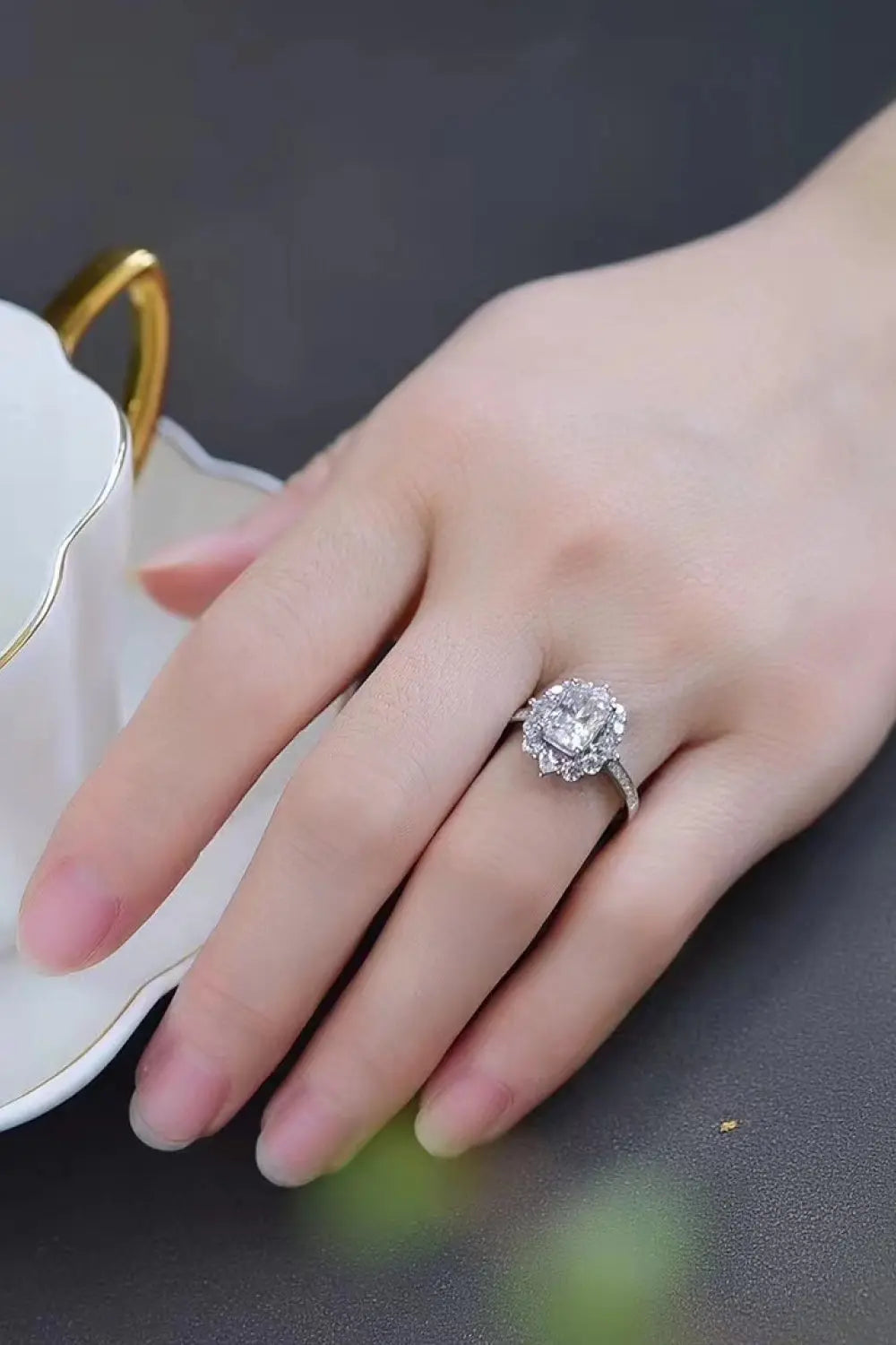 Lovcia Need You Now 2 Carat Moissanite Ring-Rings-Silver-5-Silver