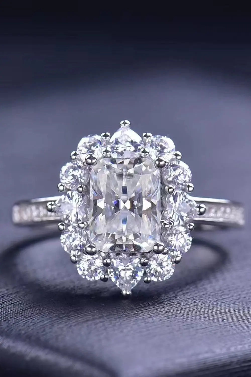 Lovcia Need You Now 2 Carat Moissanite Ring-Rings-Silver-5-Silver