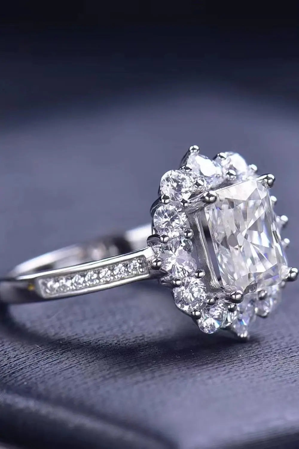 Lovcia Need You Now 2 Carat Moissanite Ring-Rings-Silver-5-Silver