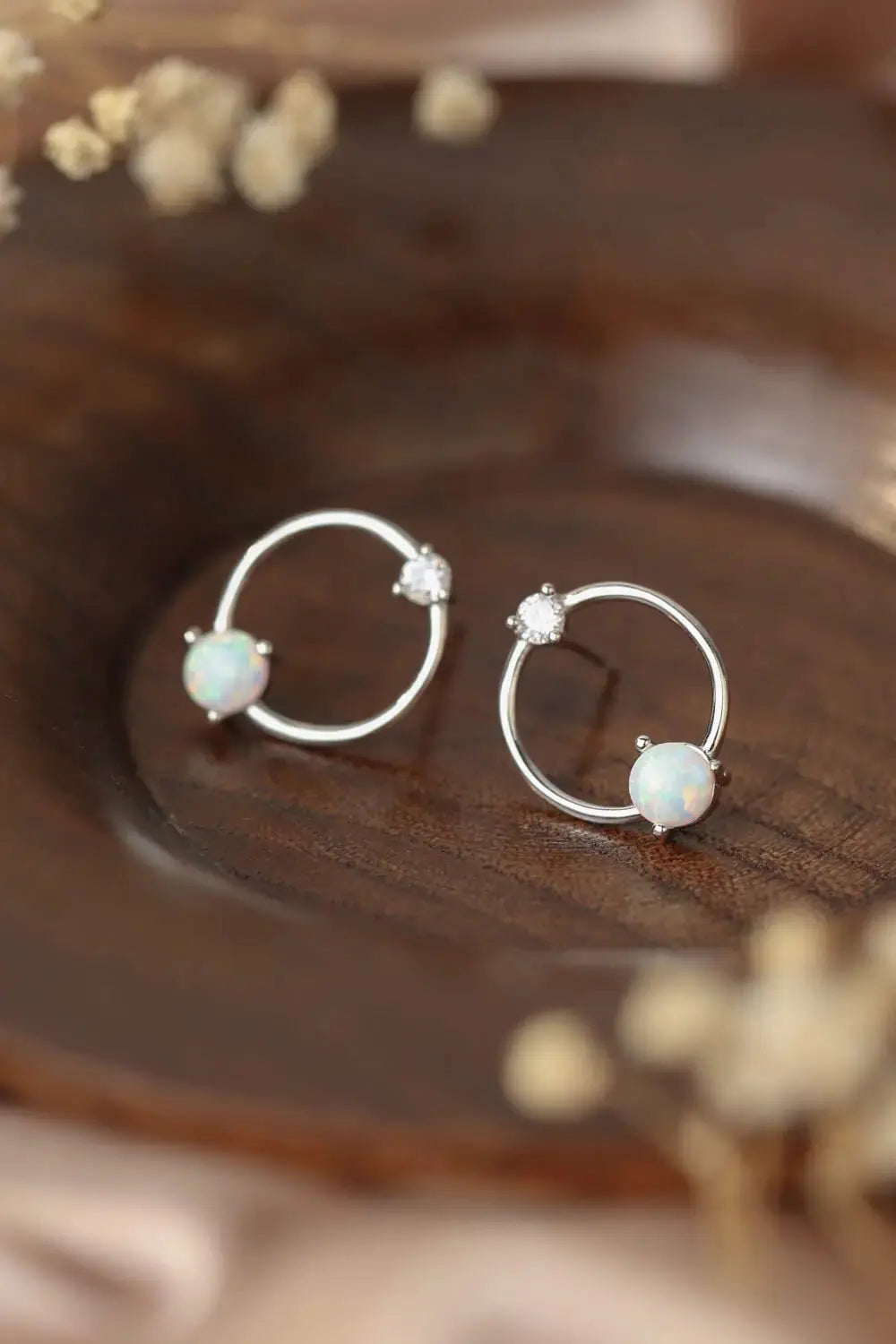 Lovcia New Beginnings Opal Earrings-Earrings-White-One Size-White