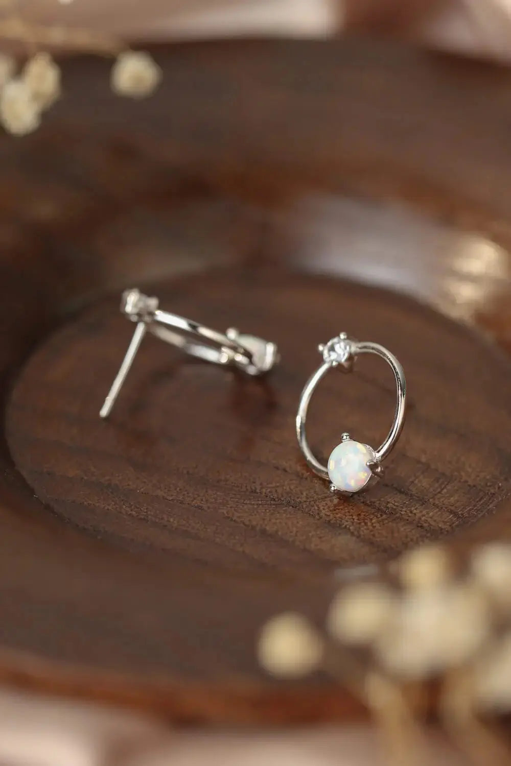 Lovcia New Beginnings Opal Earrings-Earrings-White-One Size-White