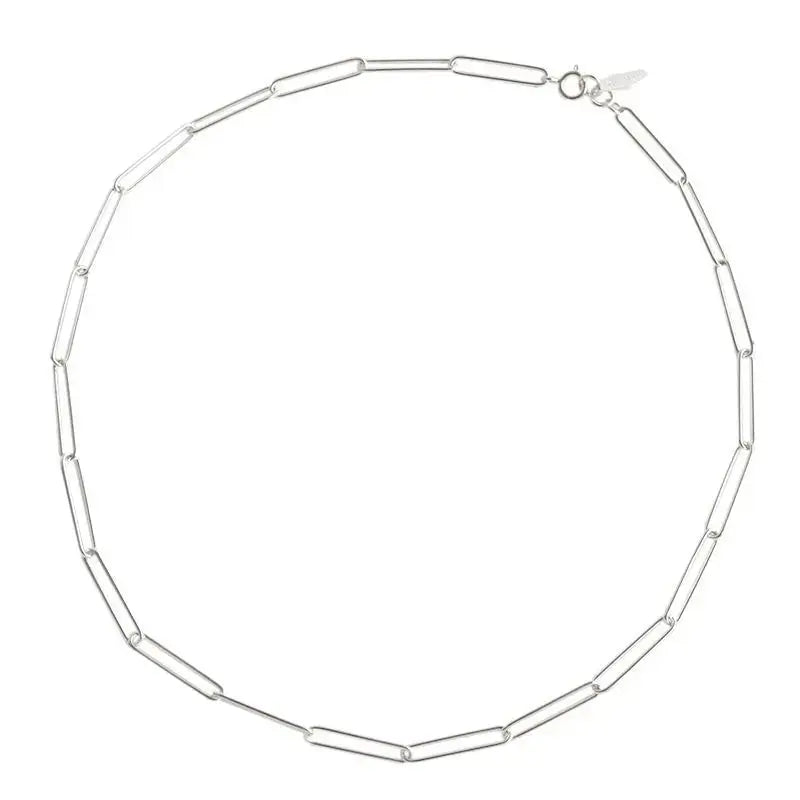 Lovcia New Hollow Chain 925 Sterling Silver Necklace-Necklaces-Silver-Silver