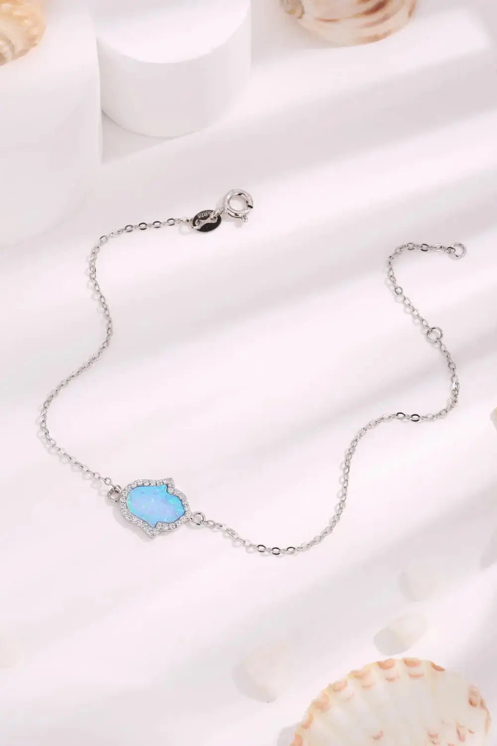 Lovcia Opal 925 Sterling Silver Bracelet-Bracelets-Sky Blue-One Size-Sky Blue