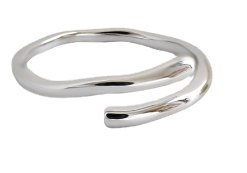 Lovcia Open Adjustable 925 Sterling Silver Gold Plated Ring-Rings-Rhodium-Rhodium