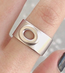Lovcia Open Mouth Adjustable Ring 925 Sterling Silver-Rings-Rhodium-Rhodium
