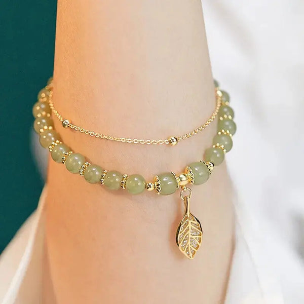 Lovcia Opulent Hetian Jade Sterling Silver Bracelet - Luxurious Statement Piece-Bracelets-Boutique Hetian Jade-925 Silver-Boutique Hetian Jade
