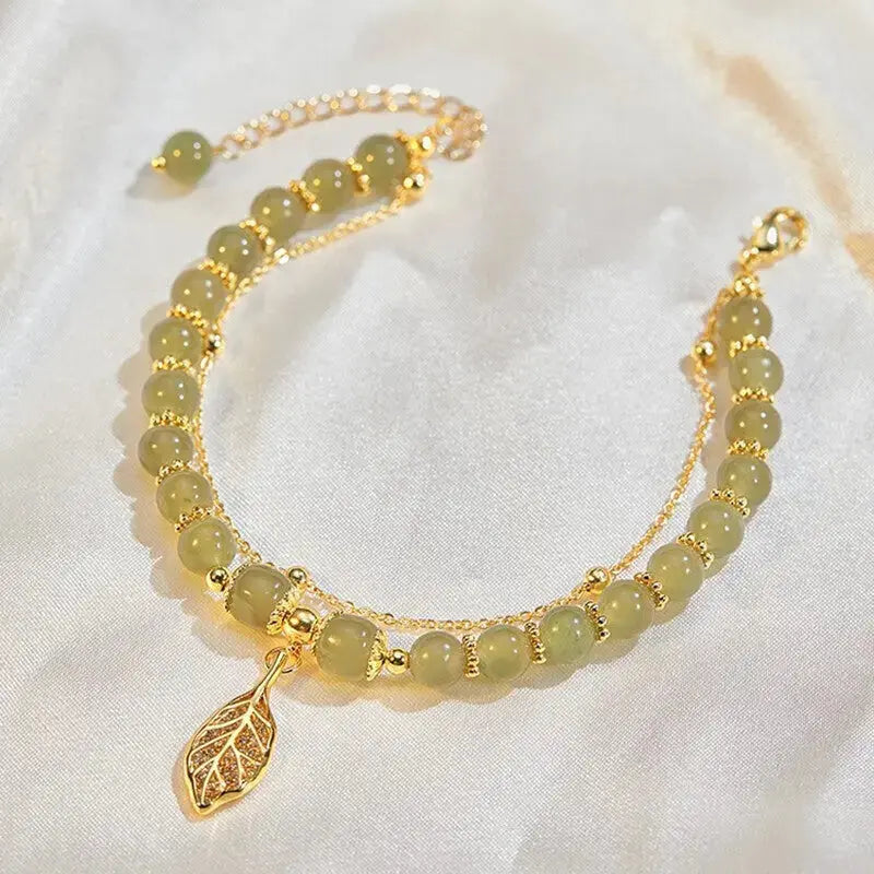 Lovcia Opulent Hetian Jade Sterling Silver Bracelet - Luxurious Statement Piece-Bracelets-Boutique Hetian Jade-925 Silver-Boutique Hetian Jade