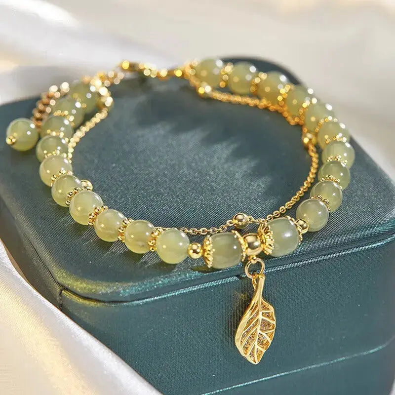 Lovcia Opulent Hetian Jade Sterling Silver Bracelet - Luxurious Statement Piece-Bracelets-Boutique Hetian Jade-925 Silver-Boutique Hetian Jade