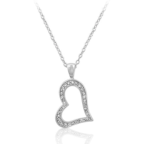 Buy LOVCIA Love Collection Radiant Heart Charm Necklace - Latest Stylish Pendants for Women