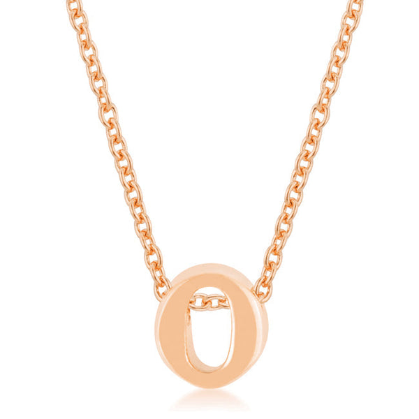 Buy LOVCIA Rose Gold Tone Initial O Necklace Pendant - Latest Stylish Pendants for Women