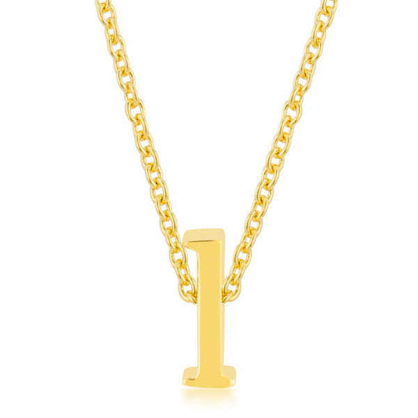 Buy LOVCIA Jewelry Gold-Tone L Initial Necklace - Latest Stylish Pendants for Women