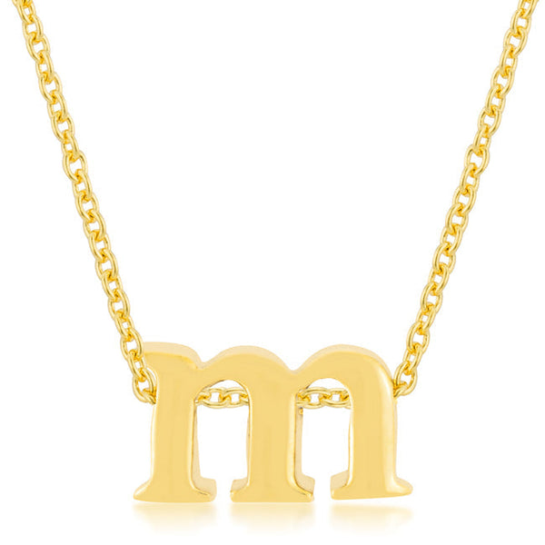 Buy LOVCIA Monogram M Gold Necklace Pendant - Latest Stylish Pendants for Women