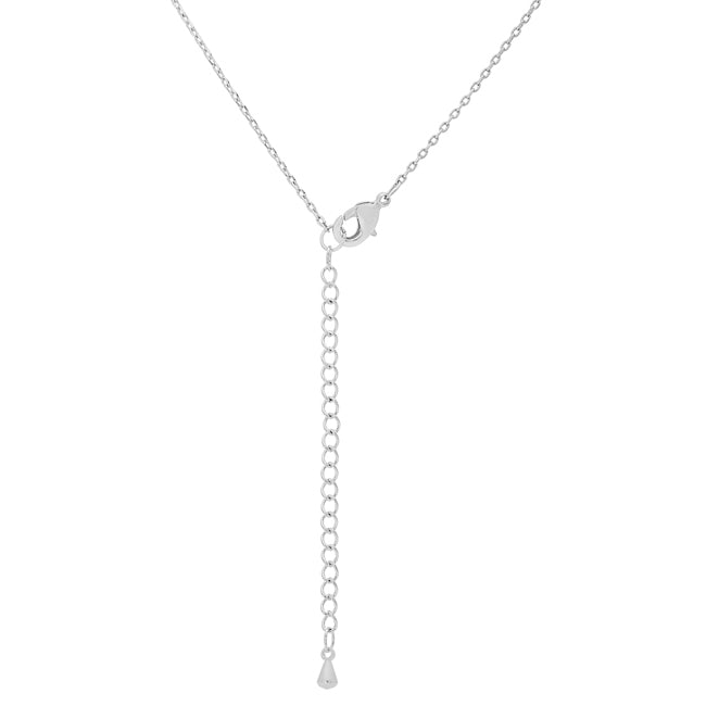 Buy LOVCIA Rhodium Shiny Initial D Necklace in Silver Tone - Latest Stylish Pendants for Women