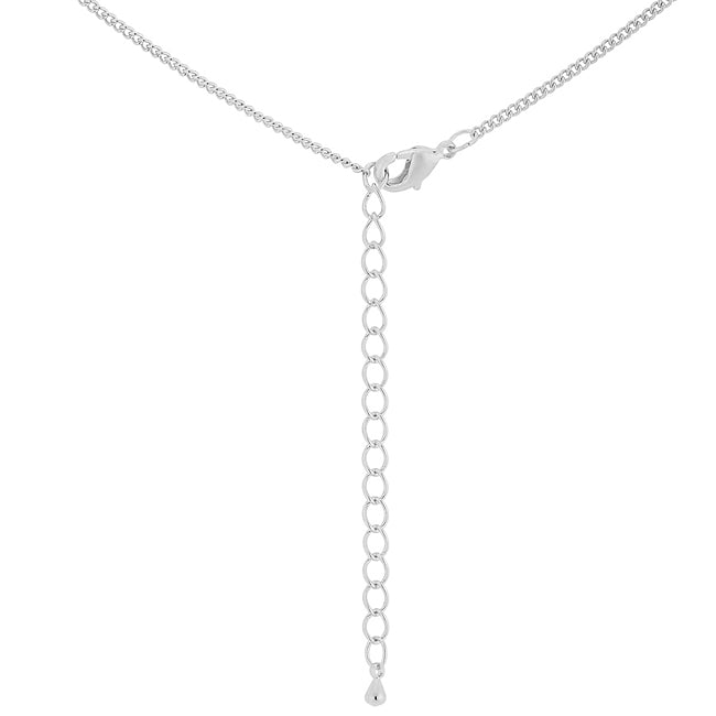 Buy LOVCIA Jewelry Elegant Rhodium Plated Cross Necklace - Latest Stylish Pendants for Women