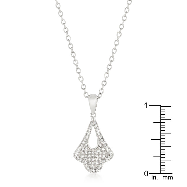 Buy LOVCIA Elegant Teardrop Rhodium Pendant - Latest Stylish Pendants for Women