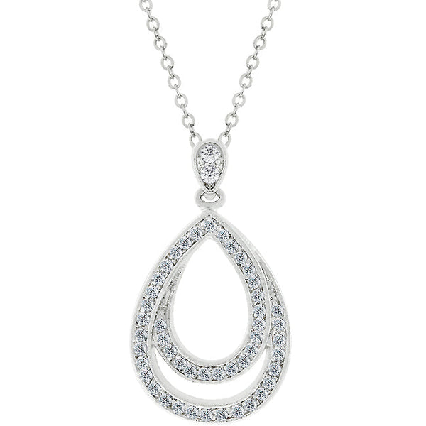 Buy LOVCIA Jewelry Twilight Teardrop Necklace - Latest Stylish Pendants for Women