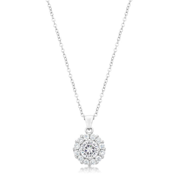 Buy LOVCIA Radiant Bella Bridal Necklace in Clear - Latest Stylish Pendants for Women