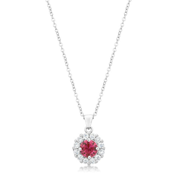 Buy LOVCIA Elegant Bella Bridal Pink Pendant - Latest Stylish Pendants for Women