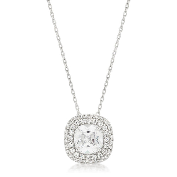 Buy LOVCIA Halo Pave Cubic Zirconia Pendant - Latest Stylish Pendants for Women