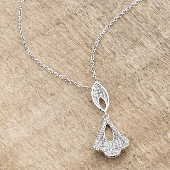 Buy LOVCIA Elegant Teardrop Pave Pendant - Latest Stylish Pendants for Women