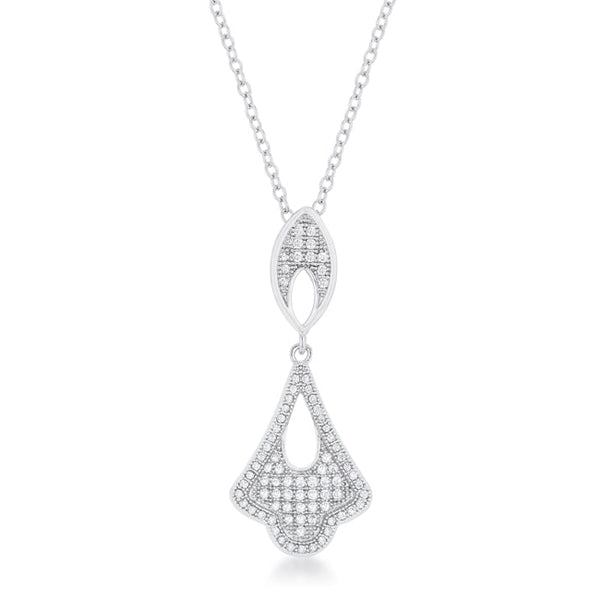 Buy LOVCIA Elegant Teardrop Pave Pendant - Latest Stylish Pendants for Women