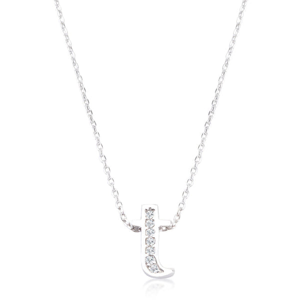 Buy LOVCIA Cubic Zirconia T Letter Initial Necklace Pendant - Latest Stylish Pendants for Women