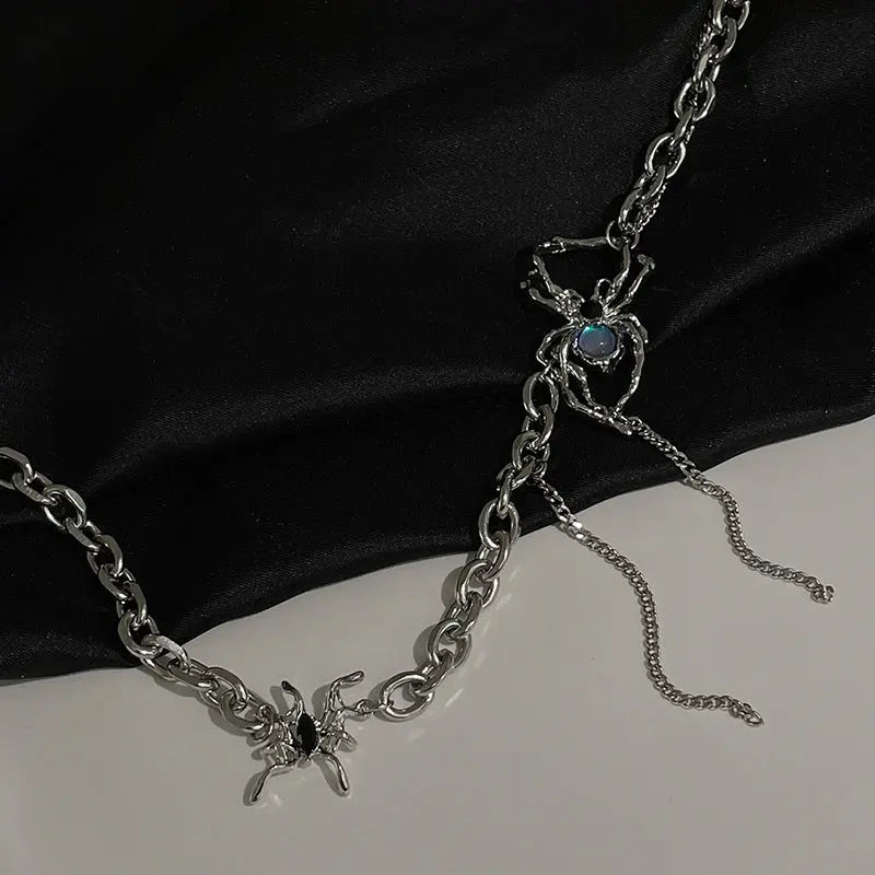 Lovcia Personality Spider Tassel Necklace For Women-Necklaces-Spider-Spider